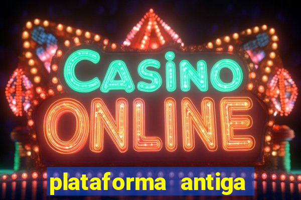 plataforma antiga de jogos